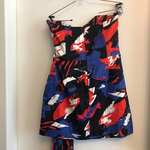 French Connection Summer strapless dress - Picture 2 of 5